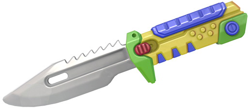 BlastX Polymer KnifeTech Coated Knife